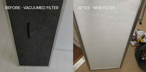 air con filter change