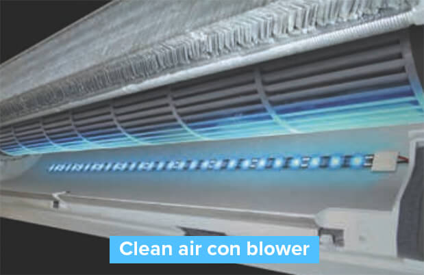 UV Light air purifier 13 clean blower