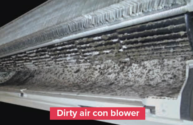 UV Light air purifier 12 dirty aircon blower