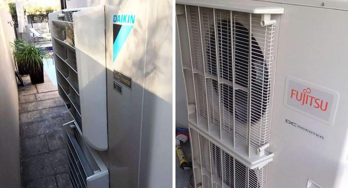 Air conditioning deflectors Daikin