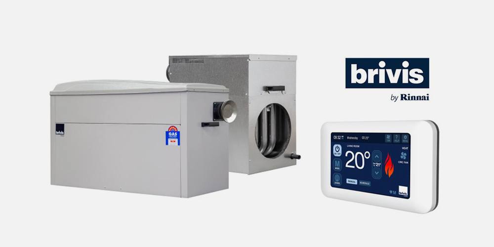 Choose Brivis for a powerful ducted gas heating system