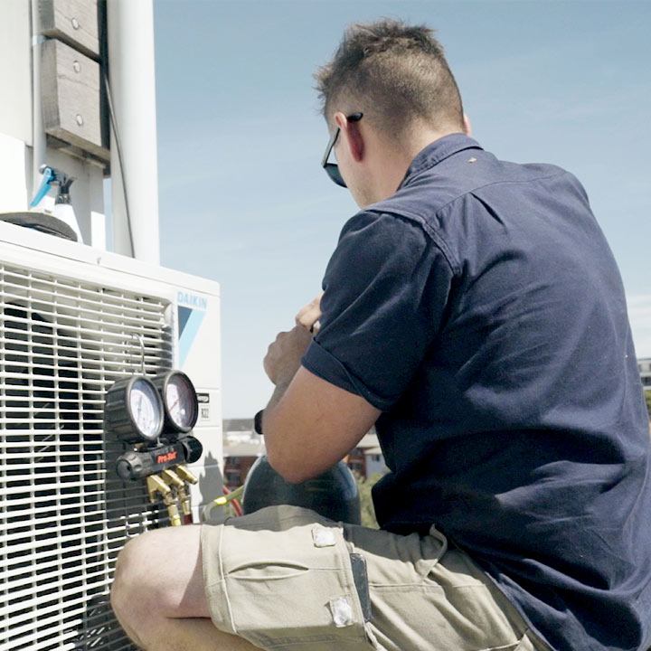 Bulkhead Air Conditioning Installation